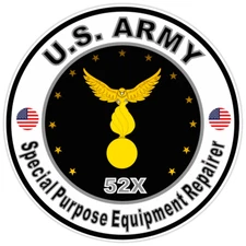 U.S. Army Special Purpose Equipment Repairer Bumper Sticker Military Decal 5"