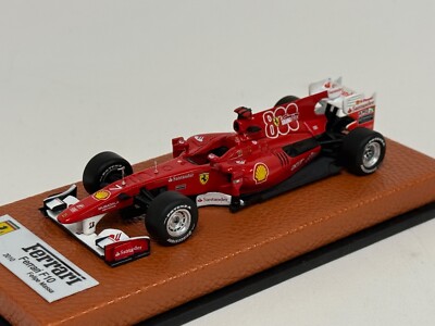 1/43 Ferrari F10 800th GP from 2010 F1  of Felipe Massa  Leather base JPN154