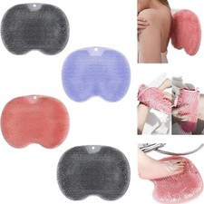 Foot Back Scrubber Massage Non-Slip Exfoliating Silicone CleaningMat Bath Shower