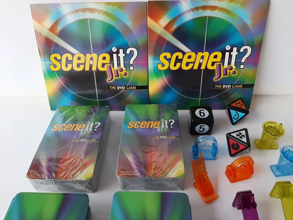 Scene It Jr. The DVD Game Replacement Parts: Cards, CD's, Tokens, Dice - Image 2 of 4