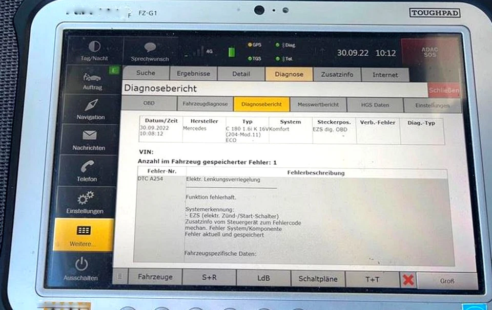 Mercedes Benz EZS ELV Reparatur Zündschloss Lenkradverriegelung für Vito 639 447 - Bild 3 von 4