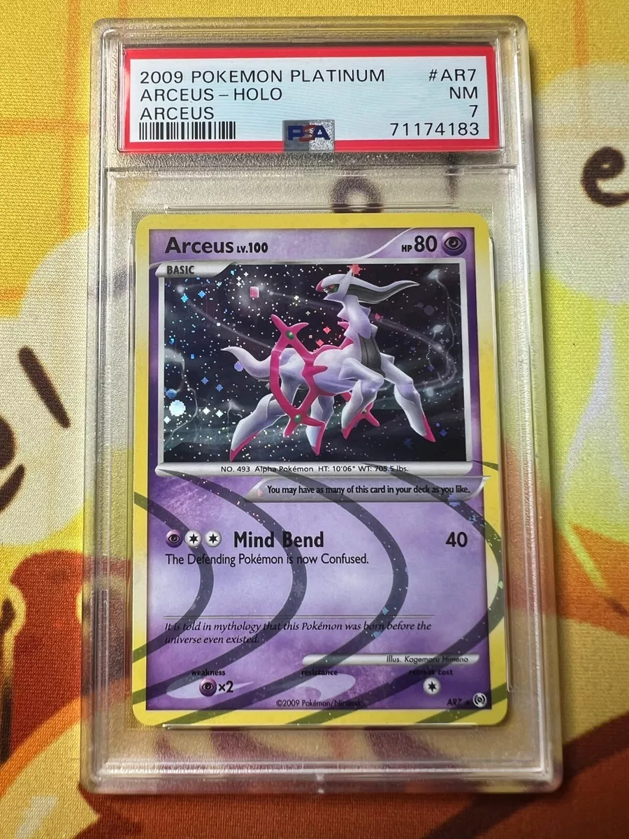 Arceus 2009 Pokemon Platinum Arceus #AR7 Holo (PSA 7)