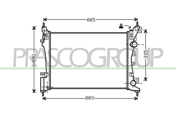 KüHler WasserküHler MotorküHler Passend FüR Opel Corsa D S07 1.2 1.0 1.4-image