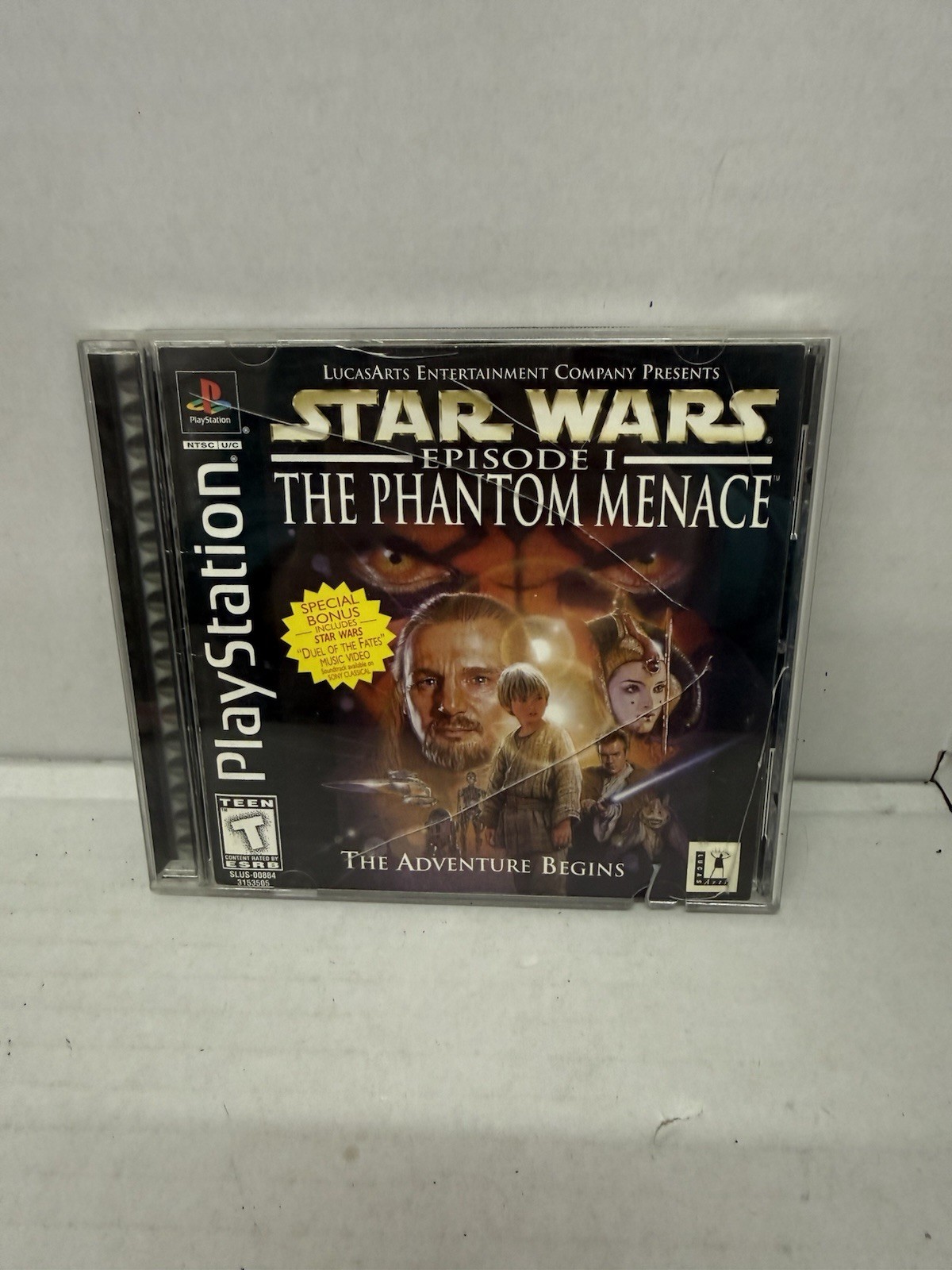 Star Wars Episode I The Phantom Menace (PlayStation 1 PS1, 1999) Black Label CIB