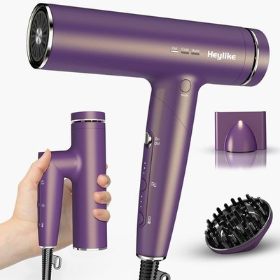High Speed Plasma Ion Hair Dryer with Diffuser, Professonal Blow Dryer 110000 RP