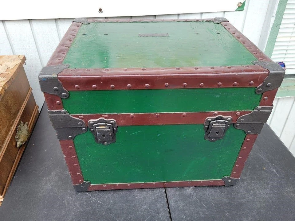 VTG US Army Officer's Field Mess Kit Chest Military USA - Image 3 of 4