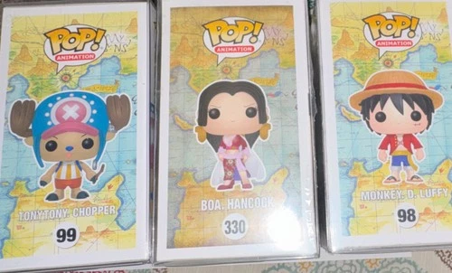 Funko Pop! One Piece Boa Hancock Luffy TonyTony Chopper Vinyl Figure 3-Pack