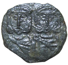 BYZANTINE. AE FOLLIS. CONSTANTINE V, LEO IV & LEO III, 741-775 AD. SYRACUSE MINT