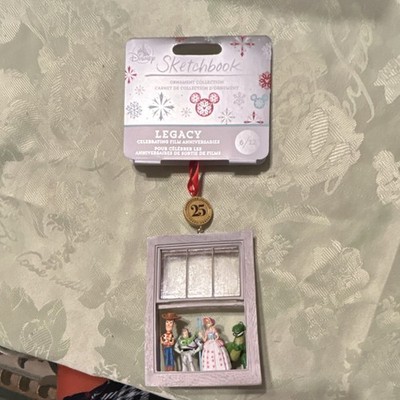 Disney Sketchbook Legacy Toy Story 25th Anniversary 2020 Holiday Ornament