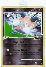 Mr. Mime E4 28/111 Rare Pokemon Rising Rivals Reverse Holo Mitsuhiro Arita NM