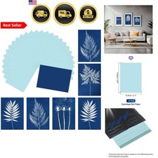 Cyanotype Paper Sun Print Kit 12 Sheets A6 Art Crafts for Photography DIY