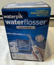 WATERPIK WATER FLOSSER ULTRA 6 TIPS 10 PRESSURE SETTINGS WHITE WP-100W NEW