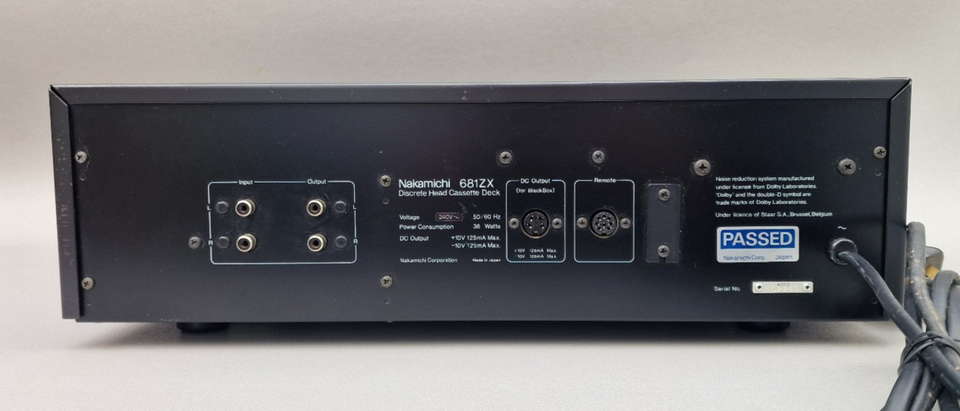 Discrette Nakamichi 681ZX Discrete Head Cassette Deck | eBay