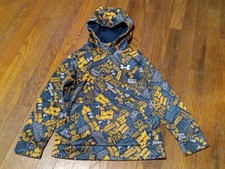 UNDER ARMOUR Boys' Size Small Graffiti Hoodie Pullover Sweatshirt All Over Logo
