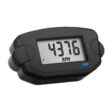 Trail Tech Front Button TTO Tach/Hour Meter Surface Mount Black