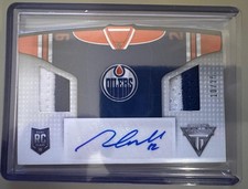 2013-14 Panini Titanium #HS-MAR Mark Arcobello /25 MEM AU Edmonton Oilers