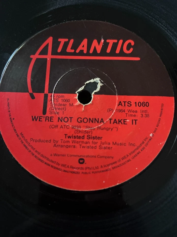 Twisted Sister RARE Zimbabwe Press I Wanna Rock  Judest Priest, Poison, Mötley - Image 2 of 2