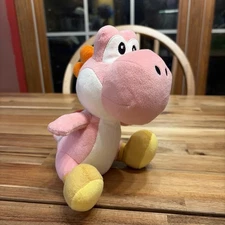 Official Licensed Yoshi 8" Plush Mario Little Buddy Toys Nintendo Pink