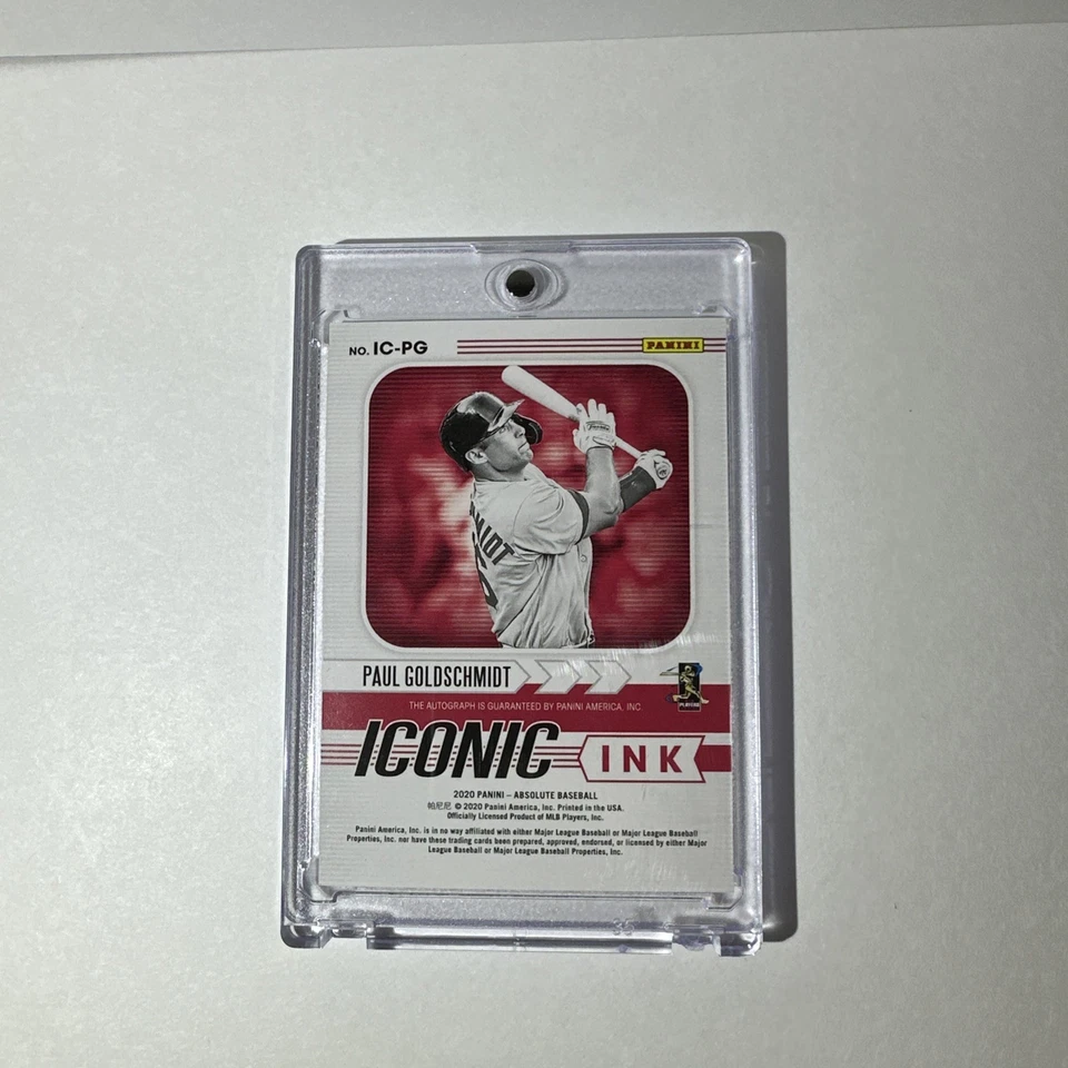 Paul Goldschmidt Panini Absolute Iconic Ink Auto 2020 25/08  Foto 2 de 2