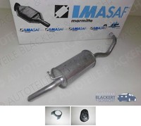 Imasaf ESD Auspuff Endtopf für Ford Escort V/Vi/Vii Stu/Ko 1.4/1.6 52-66KW M.K