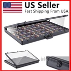 36"X24" Acrylic Clear Top Display Locking Travel Case Trading Coin/Card/Jewelry