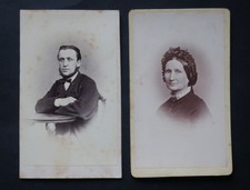Foto Portrait CDV August Runge und Verden All...