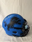 Barry Sanders Full Size Detroit Lions Signed Rave Speed Rep Helmet Schwartz COA
