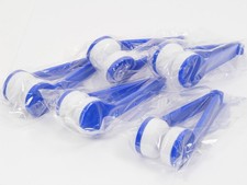 5Pcs BLUE Sun Glasses Eyeglass Cleaner Microfiber Cloth Lens Wipes Brush