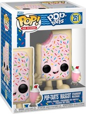 Funko POP AD Icon #251 Pop-Tarts Mascot Strawberry Milkshake & Protector