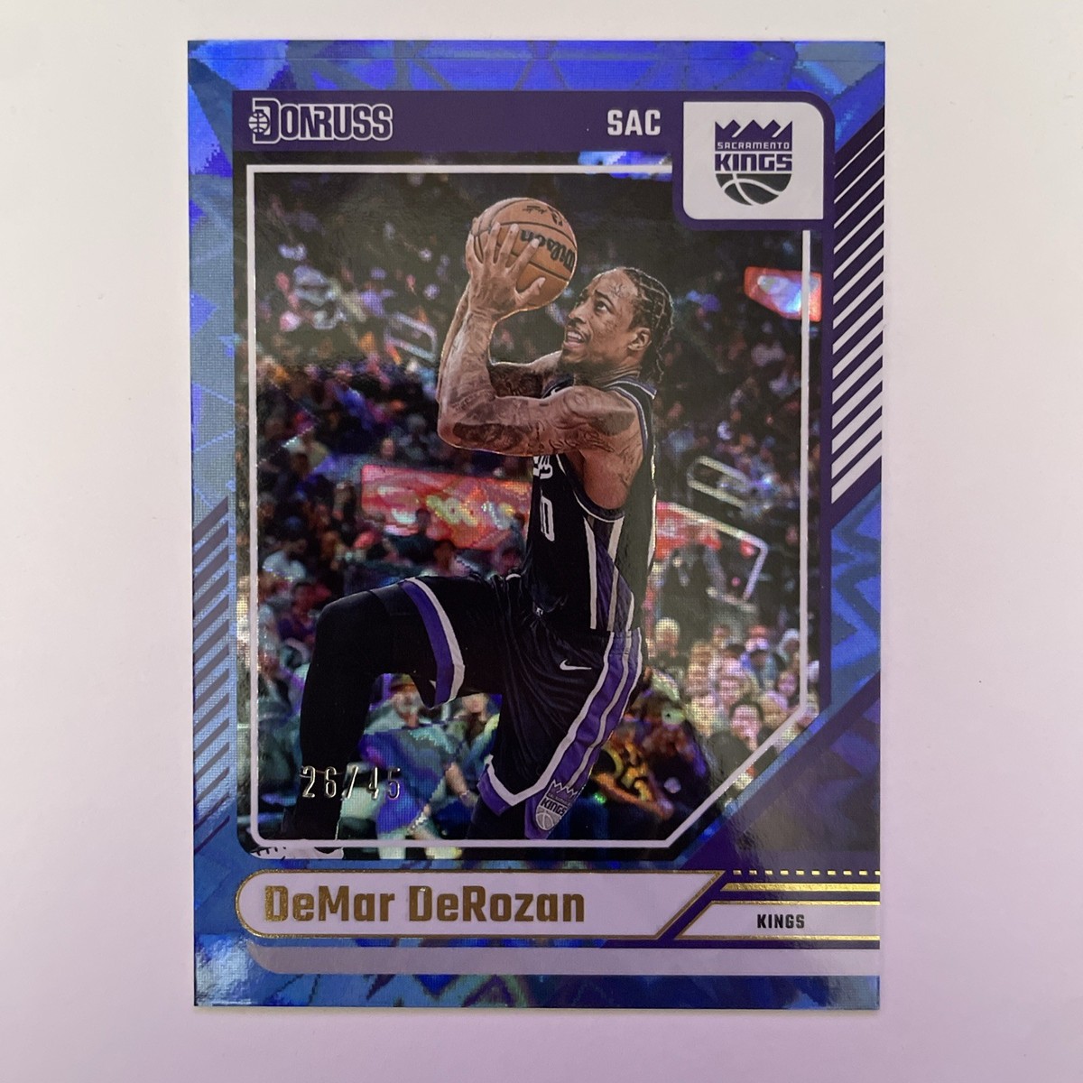 2024-2025 Panini Donruss Basketball Demar Derozan 26/45 Blue