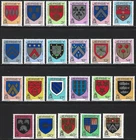 1981-88 Jersey Sg 250b/272 Arms of Jersey Families (Perf 15x14) MNH