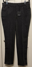 Simply Vera Vera Wang Mini Houndstooth Pintuck Ponte Skinny Pants Size L NWT