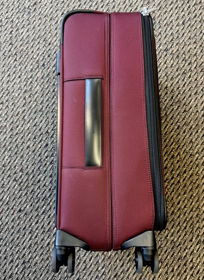 Briggs & Riley Transcend Expandable Spinner 22" Carry-On Suitcase Merlot NEW! - Image 3 of 4