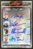 2020-21 Leaf Pearl Kurri Allen Trammell Larry Bird Champion Auto Platinum #/5