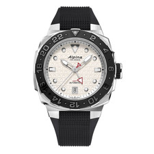 Alpina Seastrong Diver Extreme GMT Automatic 300 Meters Silver Watch