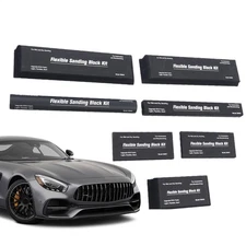 7PCS Flexible EVA Foam Wet Or Dry Autobody Sanding Blocks Kit For Automotive Bod