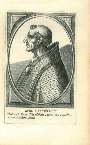 Portrait of Pope John II