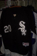 CHICAGO WHITE SOX CARLOS QUENTIN MAJESTIC JERSEY - SIZE 48 - PRE-OWNED