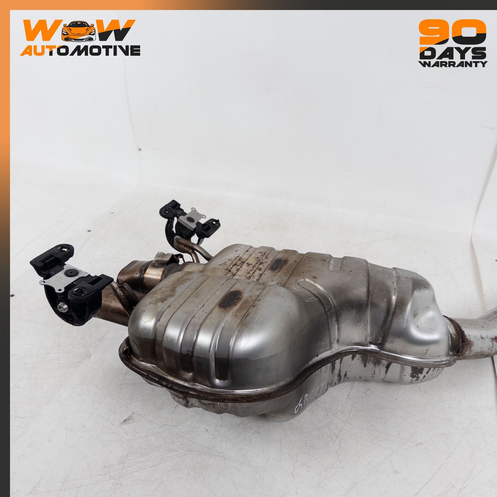 04-10 BENTLEY CONTINENTAL GT REAR RIGHT LEFT LOWER EXHAUST MUFFLER SET OEM