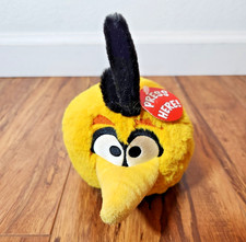 Angry Birds NO SOUND 5" Plush Yellow Orange Bubbles Bird Rovio Commonwealth 2012