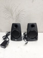 Logitech Z130 3.5mm Jack Compact Laptop PC Speakers Tested Sound Great