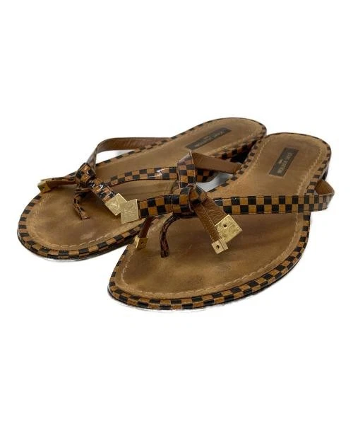 Preços baixos em Louis Vuitton Damier Sapatos de Salto Alto