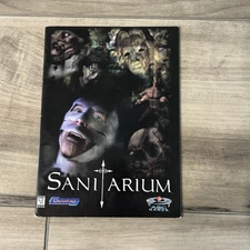 PC Game Sanitarium Game Manual Only Rare Vtg Horror Computer Game