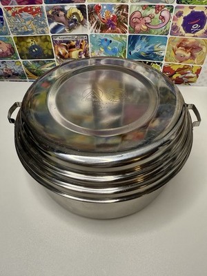 MSR Alpine 2 Liter Stainless Steel Camping Cook Set Pot Pan w/ Bag Handle