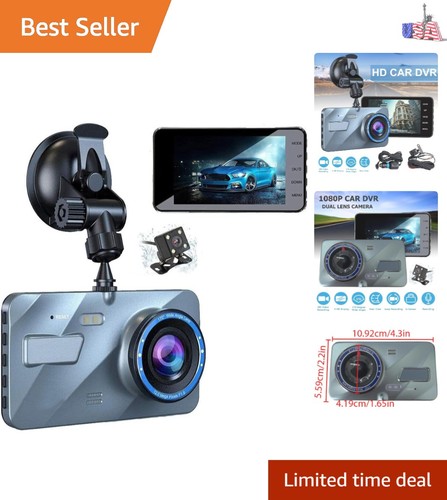 170° Wide Angle Dash Camera 1080P with Parking Monitor & Loop Recording - Picture 1 of 8