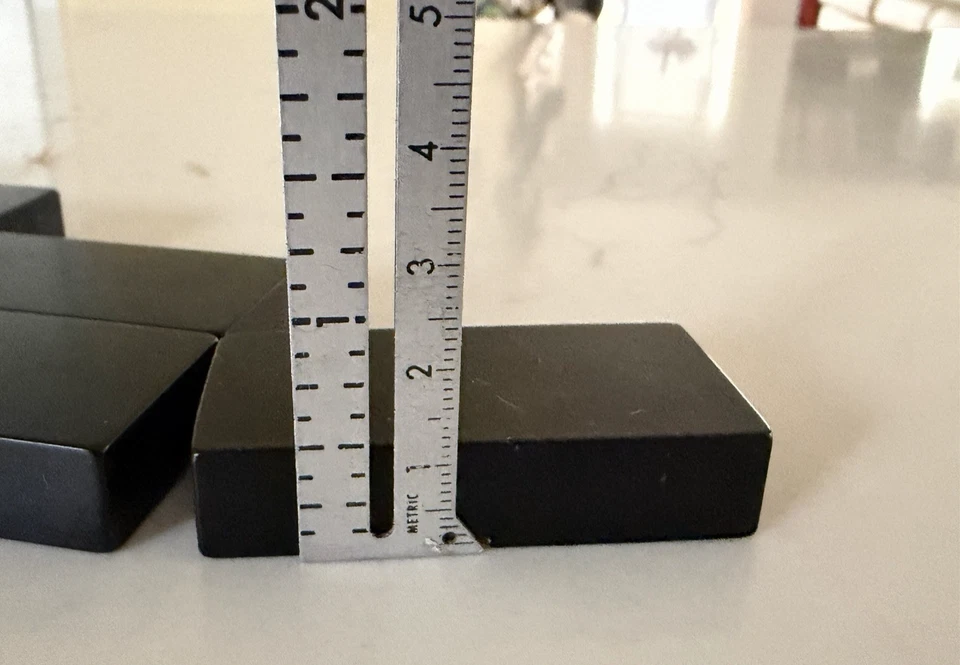 Catalin Dominoes Bakelite #640 Extra Thick Black by Cardinal in Original Box - Image 2 of 4