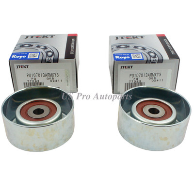 OEM JTEKT 2 pcs Idler Pulley 16604-31010 for Toyota Tacoma 4Runner Tundra 4.0L