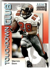 1998 Leaf Rookies & Stars Warrick Dunn Touchdown Club #/5000 #13