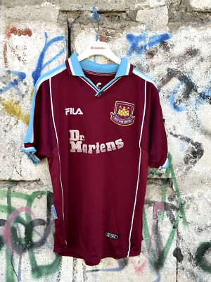 Rare Original West Ham United 1999/2000/2001 Home Football Shirt