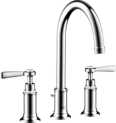Axor Montreux Widespread Bathroom Faucet 16514001 - Lever Handles, Chrome